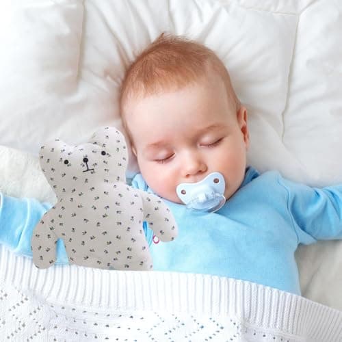 Ours en Peluche Apaisant pour Bébé - Doudou Nuit Doux et Soft - Jouet Calme pour Enfants Garçons Filles - Cadeau Idéal 3