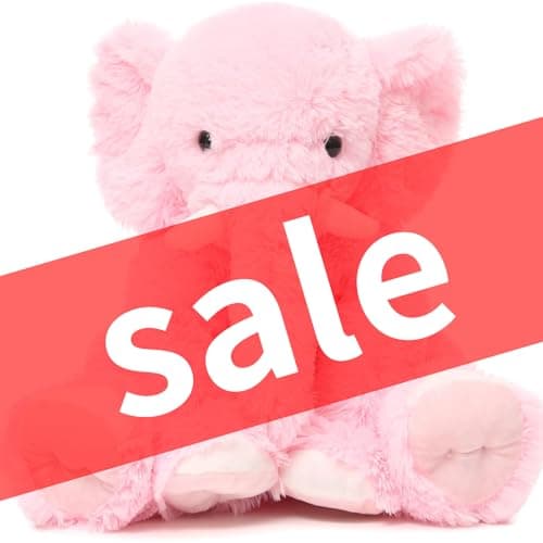 Peluche d'éléphant MorisMos Rosa XXL 50cm Décoration Saint Valentin Cadeau Ideal Enfant Adulte Anniversaire — Rose