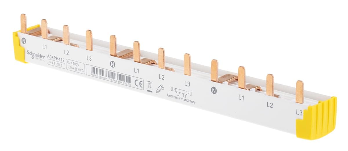 Disjoncteur 4 pôles Schneider Electric A9XPH412 – 100 A – 12 modules – disjoncteur industriel de sécurité haute performa