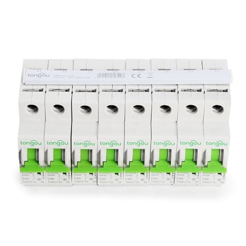 Peigne Électrique Universel TONGOU 8 Voie 63A 230V/415V, Connexion Universelle pour Tableau Électrique et Disjoncteur