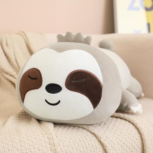 SQEQE Sloth Plush Weighted pour Anxiété, Jouet en Peluche Sloth Weighted pour Enfants et Adultes, Idéal como Sommeil et