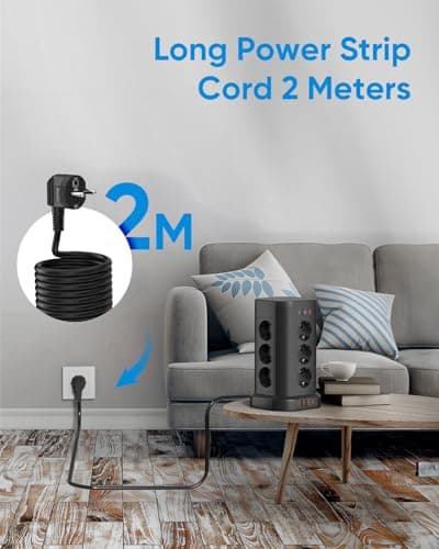 MultipriseParafoudreUSBABureauMaisonVoyageNoir2MK25T01