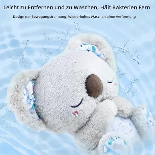 Dabeto Schlummer Koala Rose pour Adultes, Doudou Respiratoire Apaisant, Cadeau Anniversaire Chambre À Coucher