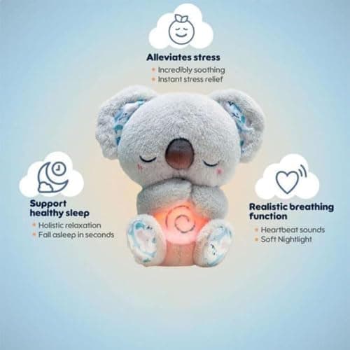 Koala Zen Générique - Compagnon De Nuit Apaisant Rose (2 Pièces)