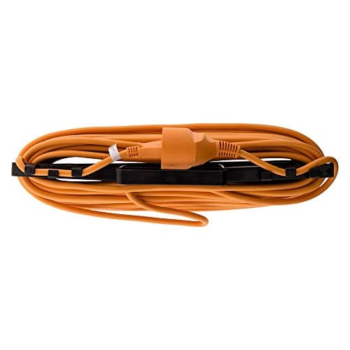 Prolongateur Jardin 2x1,5mm² 25m - Orange - Zenitech pour jardinage et entretenir la maison - Design ergonomique et dura