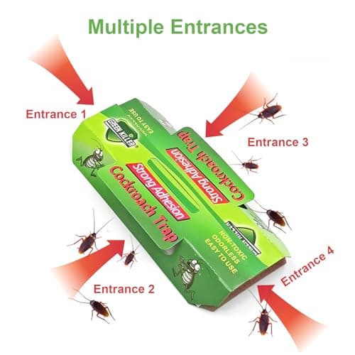 Piège Cafard Piege Cafard 30 Pièces Professionnel Collant Piège à Cafards Produit Anti Blatte Vert Puissant