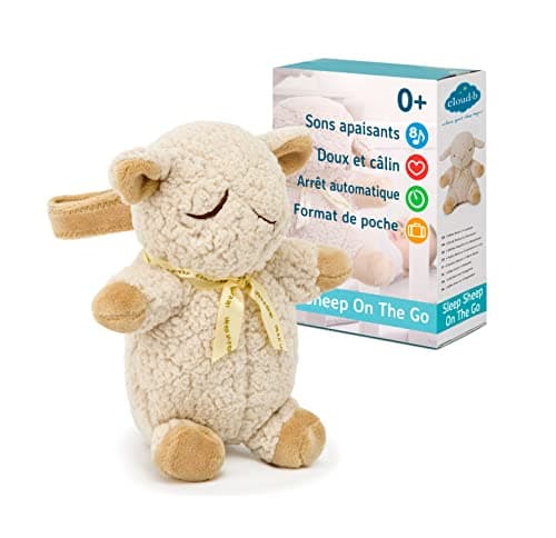 Cloud b peluche musicale Billy le Lapin avec veilleuse & recharge USB-C | Bruit blanc & enregistrement vocal | Pour bébé — Sleep Sheep On The Go
