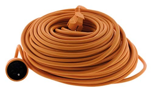 Prolongateur Jardin Zenitech 16A HO5VV-F 3G1,5mm² 2P+T 25m - Orange — 3G1,5mm² (avec terre)