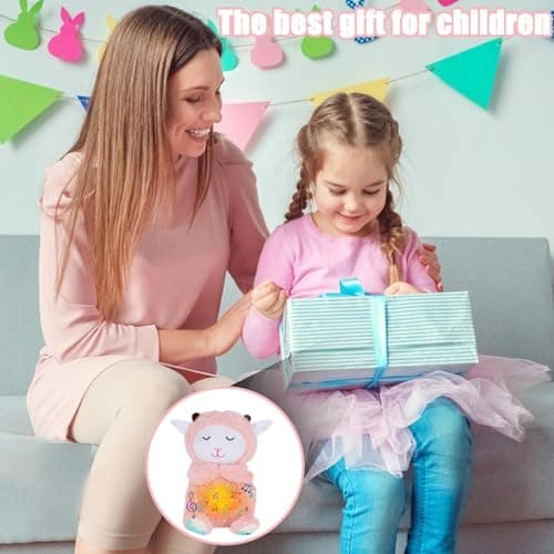 Peluche Loutre Apaisante pour Bébé, Veilleuse Réconfortante pour Enfants, Jouet pour Calmer l'Anxiété de Nouveau-né