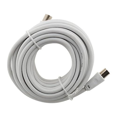 Zenitech Prolongateur TV HDMIMâle/Mâle 2m + Adaptateur F/F Durable Multi-usage