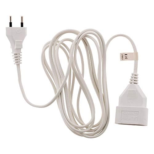 Prolongateur ménager Zenitech 6A HO3VVH2F Blanc 3m - Fonctionnel et sécuritaire