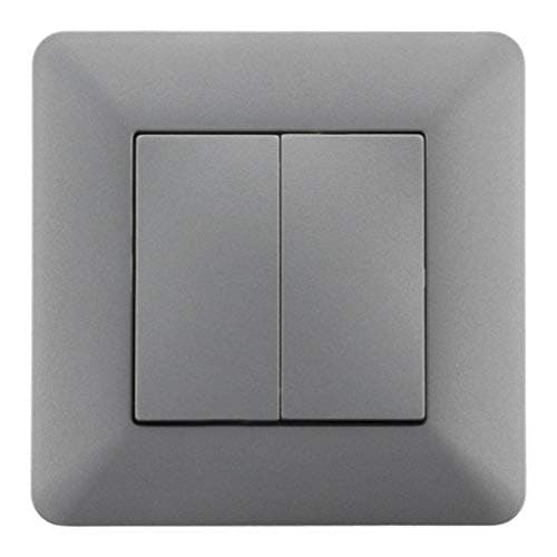 Interrupteur va et vient double Zenitech Titanium pour domicile