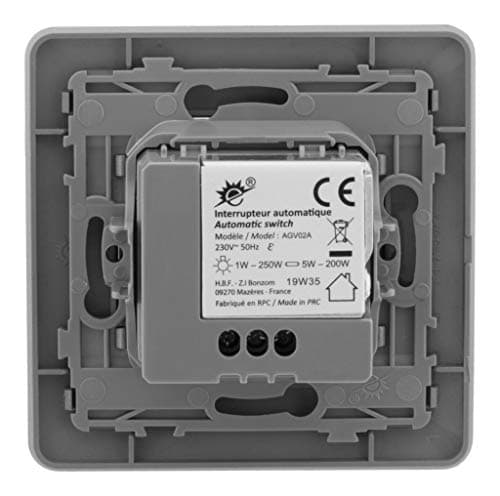 Zenitech Interrupteur Automatique Compatible LED RGB - Matériau en Titane - Contrôle à Distance sans Fil