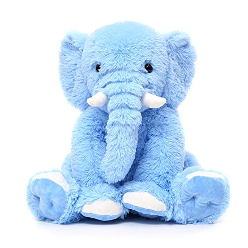 Peluche d'éléphant MorisMos Rosa XXL 50cm Décoration Saint Valentin Cadeau Ideal Enfant Adulte Anniversaire — Bleu