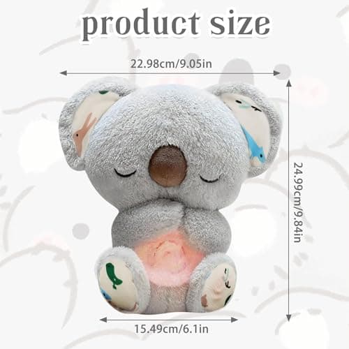 Koala Bear Lou-lumière Veilleuse Bébé Câlins Bonne Nuit, Koala Bear Veilleuse Musicale et Lumineuse pour Nouveau-né, Koa