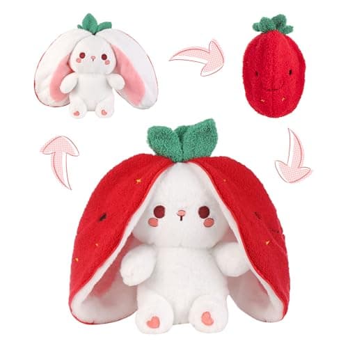 Edencomer Peluche Qui Respire avec Bruit Blanc, Veilleuse Musicale et Lumineuse, Cadeau pour Bébé Nouveau-Né (Pingouin G — Lapin Rouge