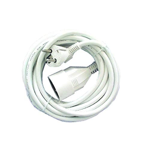 Prolongateur HO5VVF Blanc Chacon 3x1,5mm² 3m Éclairage Maison
