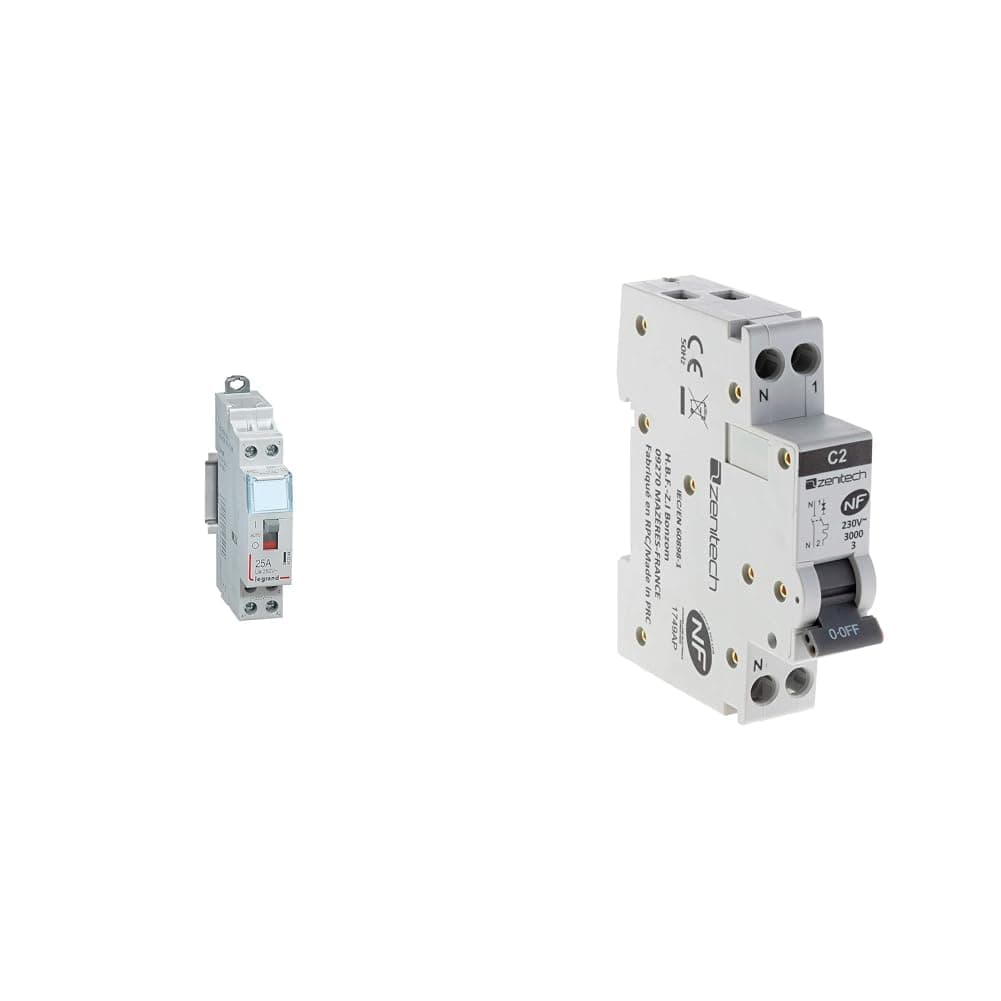 Interrupteur Legrand 412544 CX3 BTICINO 2 NA 230 V Installation Disjoncteur PH/N 2A NF Cumulus Chauffe Eau