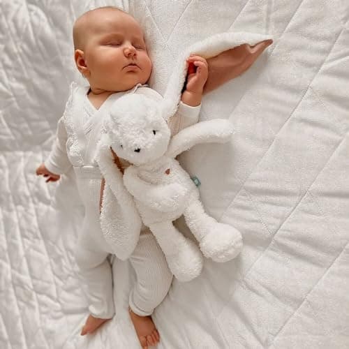 MyHummy Aide à S'endormir Lapin 5in1 Lampes Douces pour Sommeil Apaisant Femme Homme Chambre à Coucher LED Blanc Chaud
