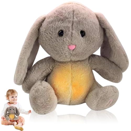 Loutre Qui Respire Câlins Bonne Nuit Peluche Veilleuse Bébé Musikale et Lumineuse, Jouet Respiratoire Koala Bear pour No