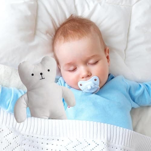 Générique Nounours Apaisant Sommeil Réparateur Jouet en Peluche Ours Poupée Apaisante Dormir Décoration Chambre