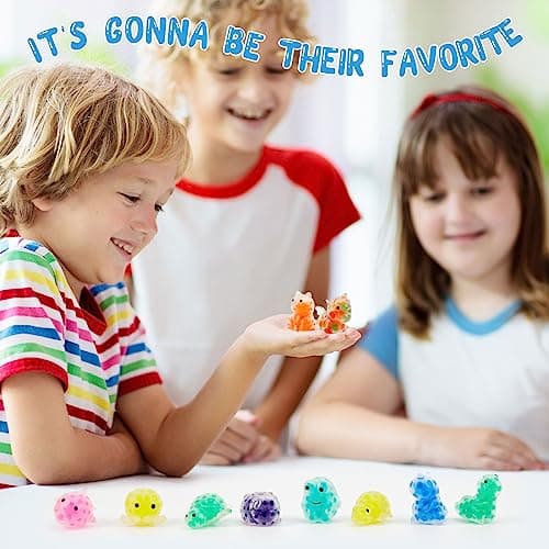 Nuseya 42 PCS Kids Anti-Stress Squishy Animal Squeeze Toys - Mini Kawaii Party Favor with Storage Box, Perfect Gift for