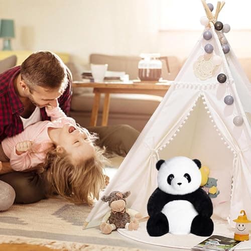 Compagnon Émotionnel Peluche Panda Apaisant Cadeau Anniversaire pour Filles Adultes