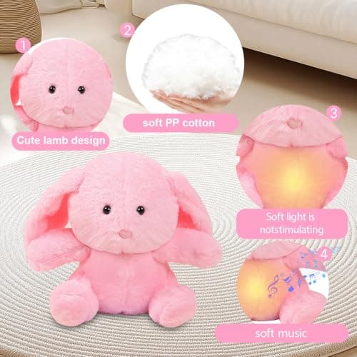 DGTSYAL Peluche Calmante pour Enfants - Réduction du Stress avec Mouvement Respiratoire - Jouet Apaisant à Usage Journal