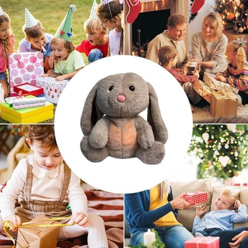 Peluche Lapin Qui Respires Respiration en Peluche De Lapin Apaisant pour Cadeaux
