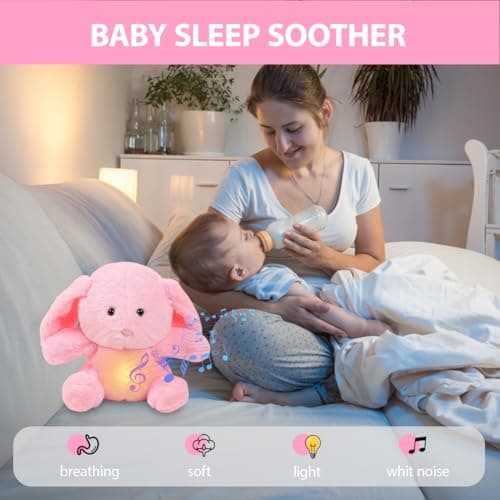 DGTSYAL Peluche Calmante pour Enfants - Réduction du Stress avec Mouvement Respiratoire - Jouet Apaisant à Usage Journal