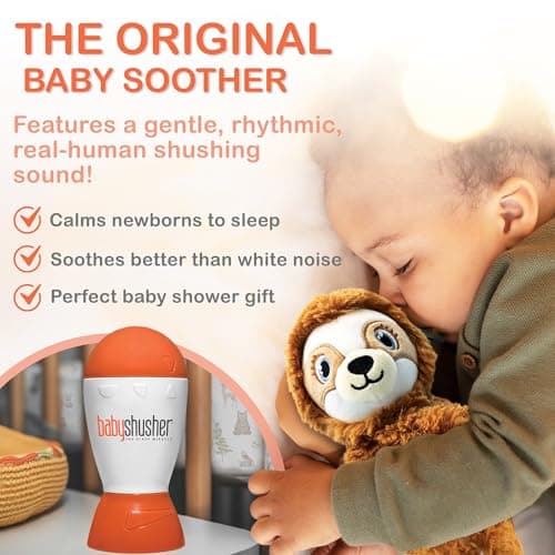 Pneo Baby Shusher: Bruit blanc apaisant, bébés de 0 à 3 ans, nuit et jour, technologie avancée, modèle M1, échelles de v