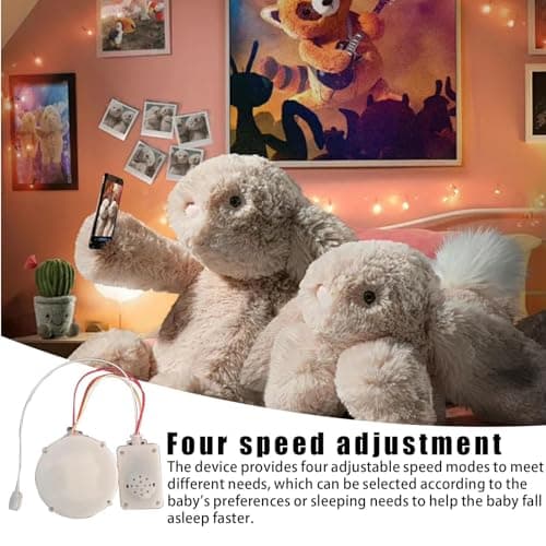 Apaisant Plushie de Respiration pour Bébé et Tout-Petit - 4 Modes Soldering Light & Companion d'Endormissement| Peluche