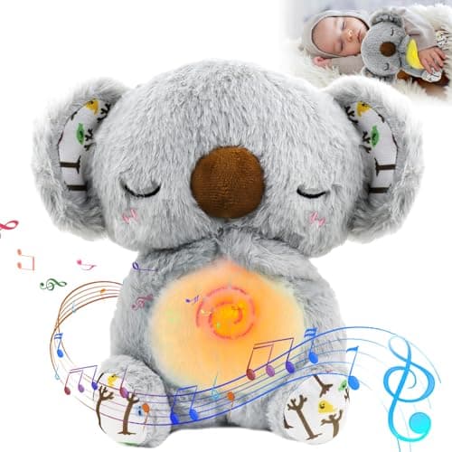 Loutre Qui Respire Ma Loutre Calin Bonne Nuit Peluche Bebé Fille avec Lumières Musicales et Battements de Coeur
