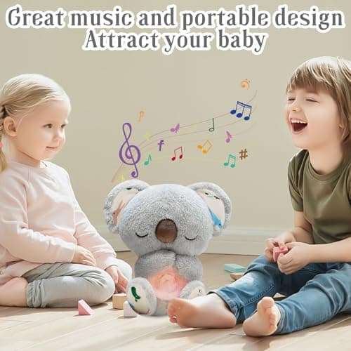 Koala Bear Lou-lumière Veilleuse Bébé Câlins Bonne Nuit, Koala Bear Veilleuse Musicale et Lumineuse pour Nouveau-né, Koa