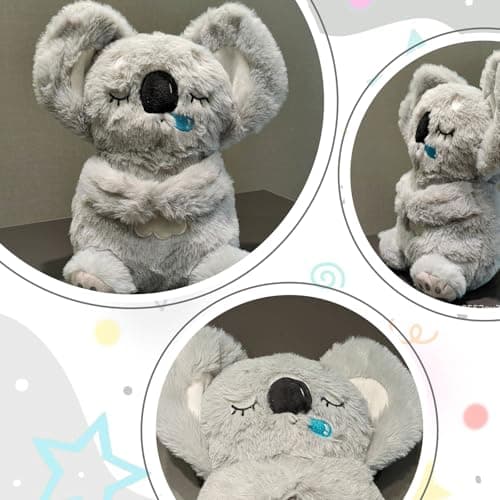 MeHoo Peluche Koala Respirant Gris Cadeau Bébé