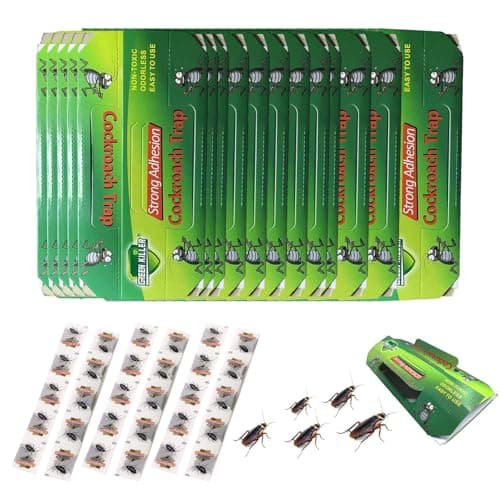 Piège Cafard Piege Cafard 30 Pièces Professionnel Collant Piège à Cafards Produit Anti Blatte Vert Puissant