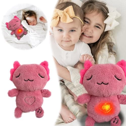 Lit de poupée de 43 cm - Respiration apaisante, amour de la lune, peluche mignonne - Sommeil apaisant pour bébé - Mouvem