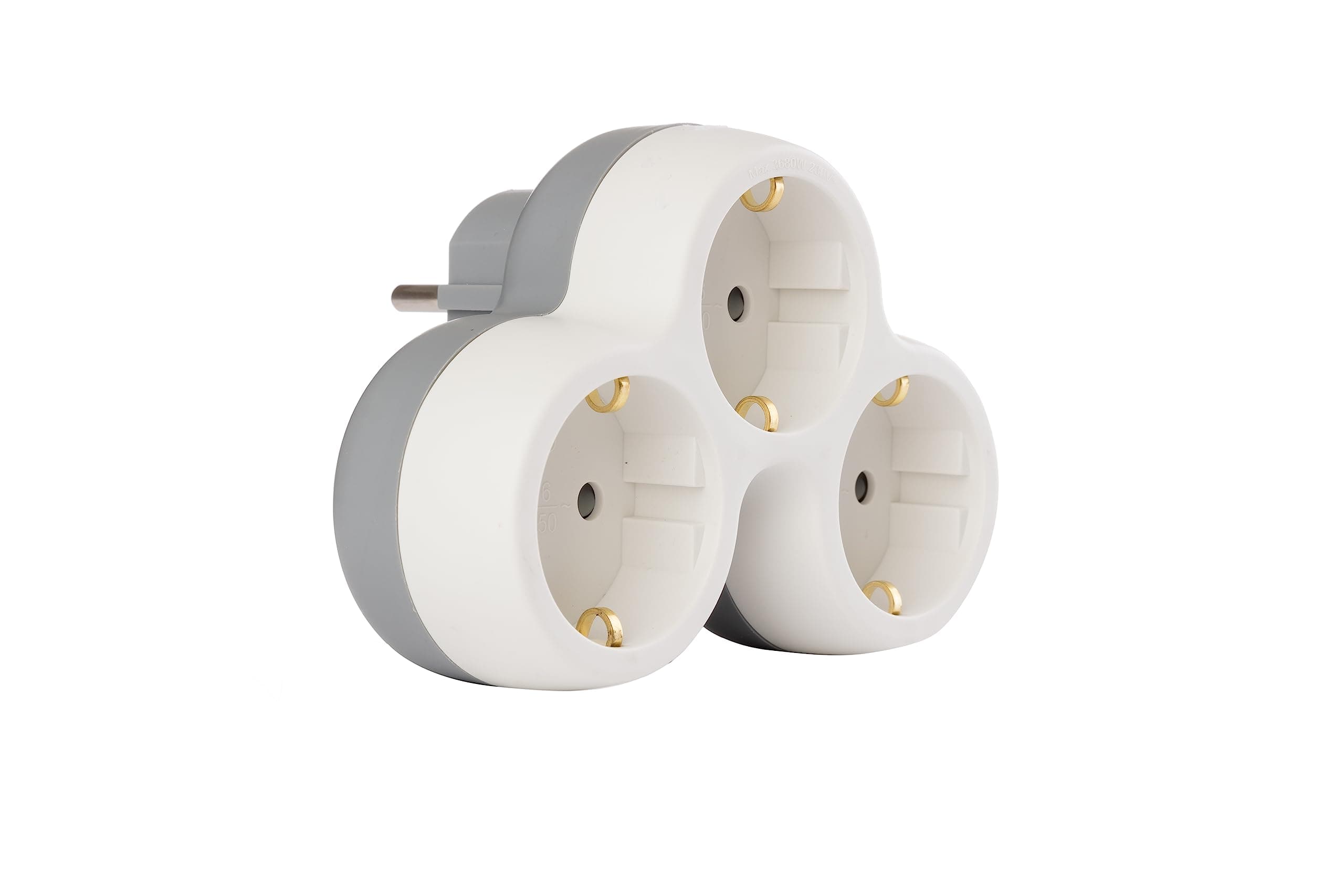Triplite Schuko 16A Bolea - Blanc et Gris | Interrupteur intelligent | Cuisine et salle à manger | Économise de l'énergi