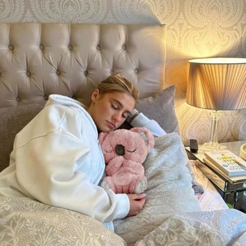 Peluche Loutre Respire Koala Apaisante pour Adultes et Enfants, Loutre qui Respire et Musique pour Bonne Nuit, Compagnon