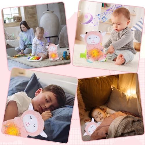 Peluche Loutre Apaisante pour Bébé, Veilleuse Réconfortante pour Enfants, Jouet pour Calmer l'Anxiété de Nouveau-né