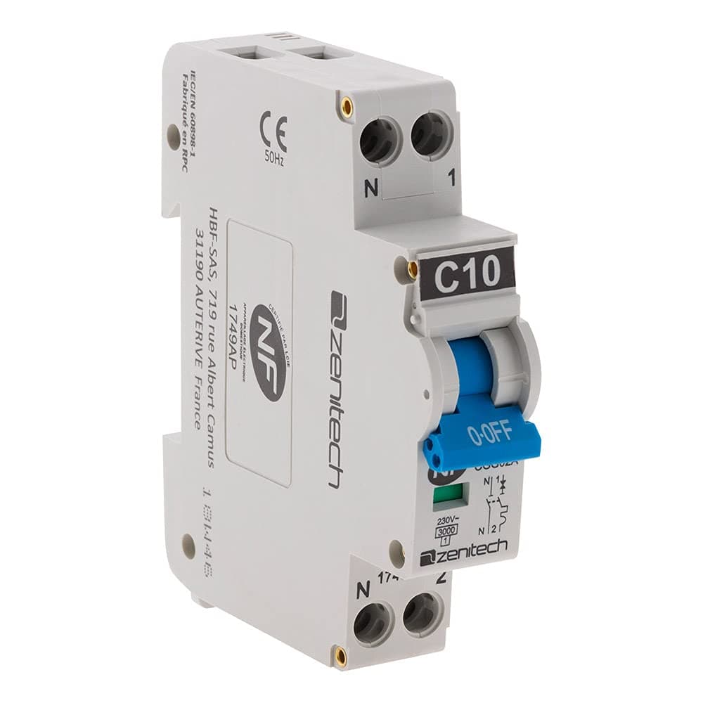 Circuit Interrupteur Phy N 3KA 10A pour maison et appartement en sécurité avec technologie avancée et installation facil