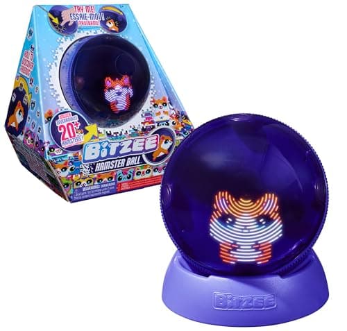 Bitzee Boule Hamster - Animal Interactif Numérique avec Écran Tactile - Jeu Éducatif pour Enfants 5 et + à 20 Animaux Ré