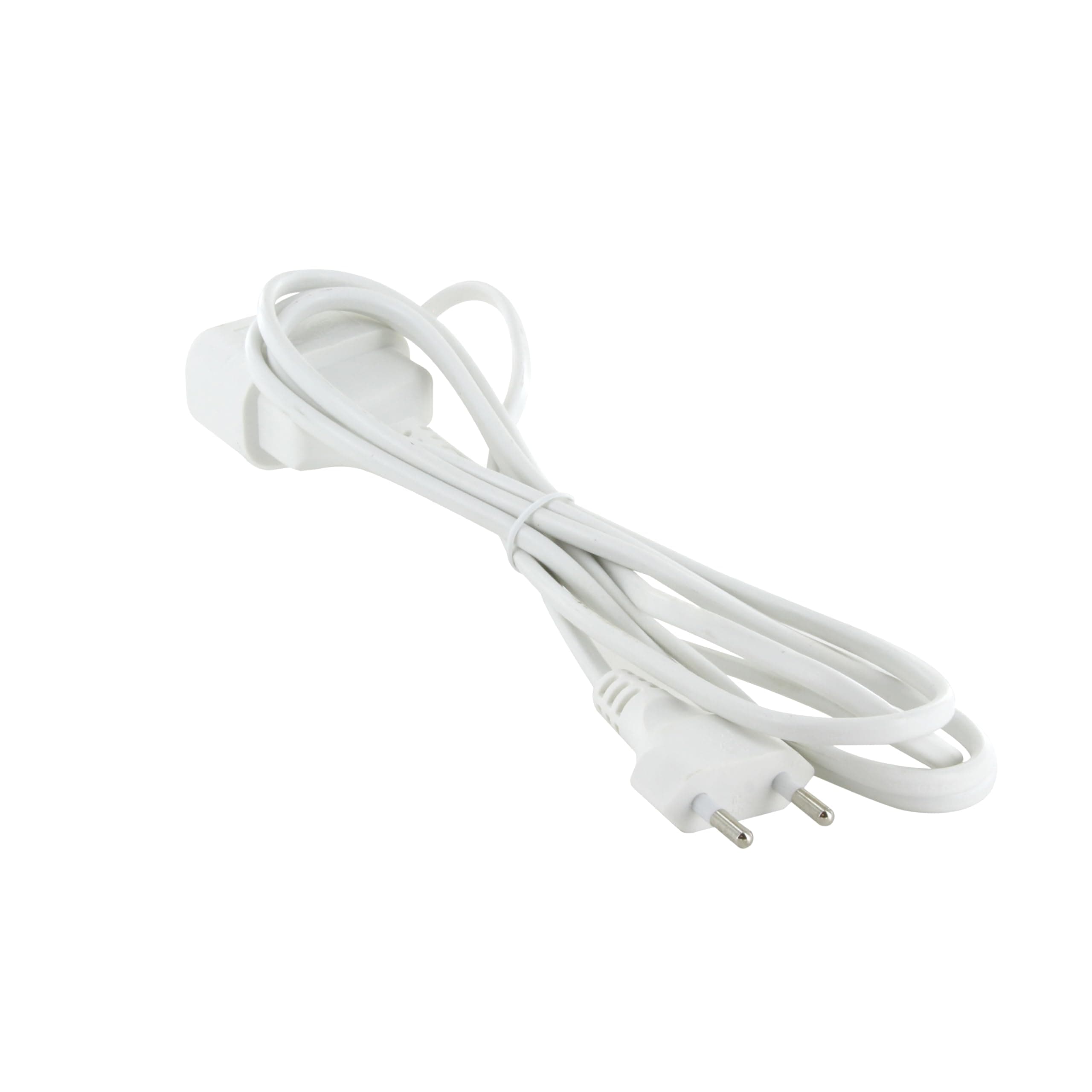 Prolongateur HO3VVH2-F Blanc 2M 6A 2x0,75mm2 PourElectricité