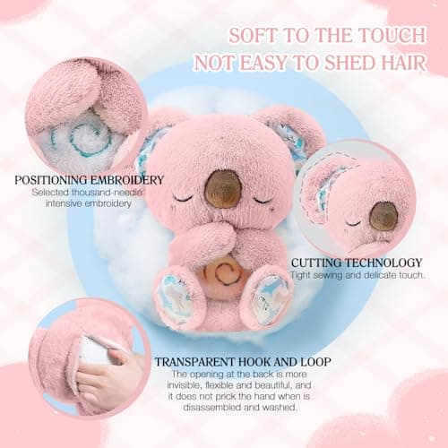 Peluche Loutre Qui Respire KUWUNG pour bébé Sommeil avec Musique et Lumière