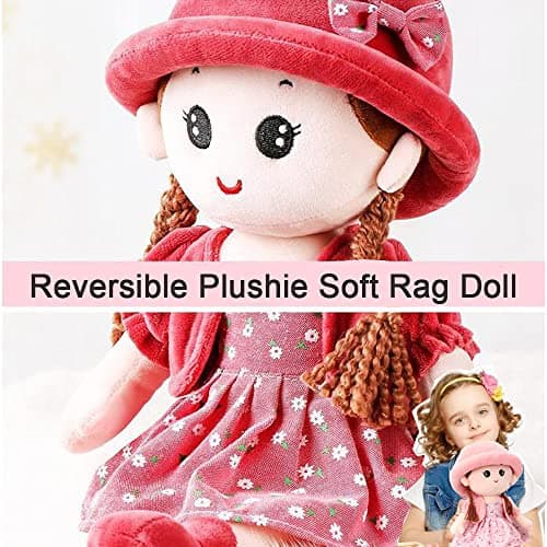 Poupée Princesse pour Bébé (0+ ans) - Vêtements et Chapeau Détachables - Matériau Doux et Sécurisé pour Cadeaux de Baptê