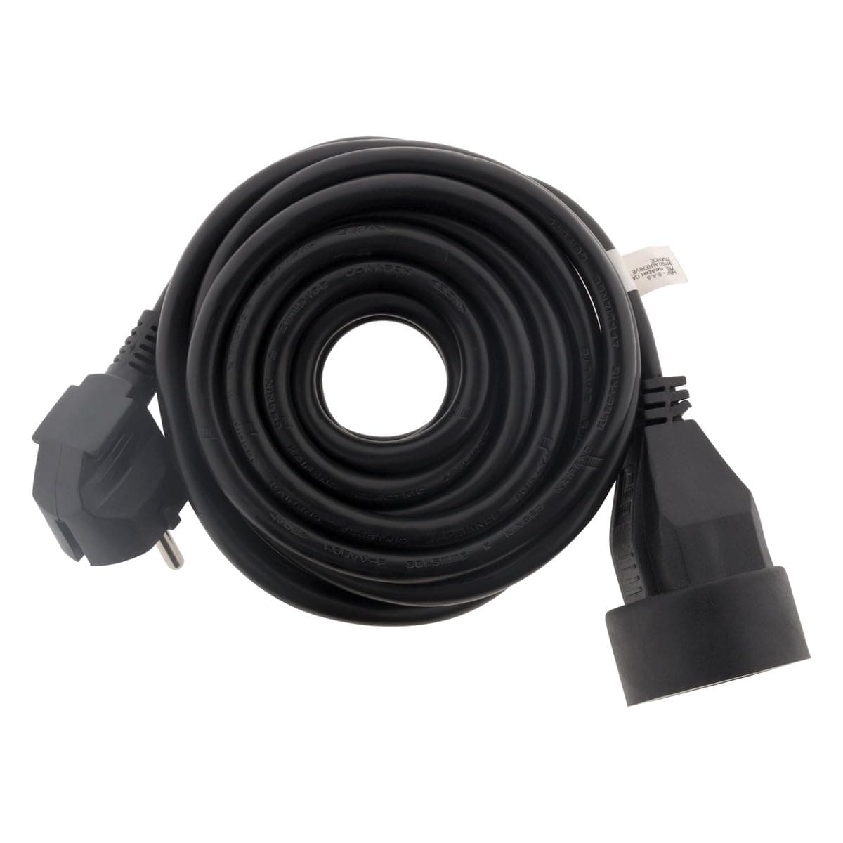 Zenitech - Prolongateur électrique 16A HO5VV-F 3G1,5mm² 3m - Noir