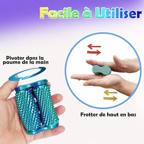 Jouets Sensoriels Echehi Anti Stress - Facilite la Concentration et Réduit le Stress - Idéal pour les Enfants - Portable