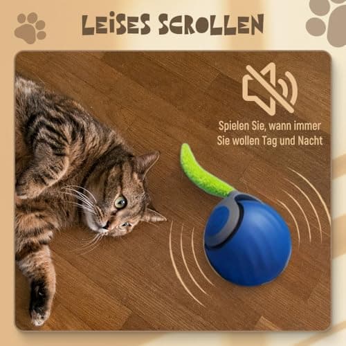 GMTEO Jouet Interactif pour Chats Bleu