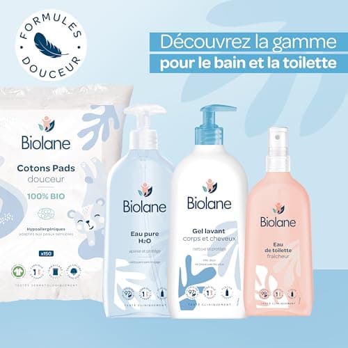 Biolane Shampoing Bébé Croûtes de Lait 98% Naturel Testé Dermatologiquement - Traitement Doux pour Bébés 150ml
