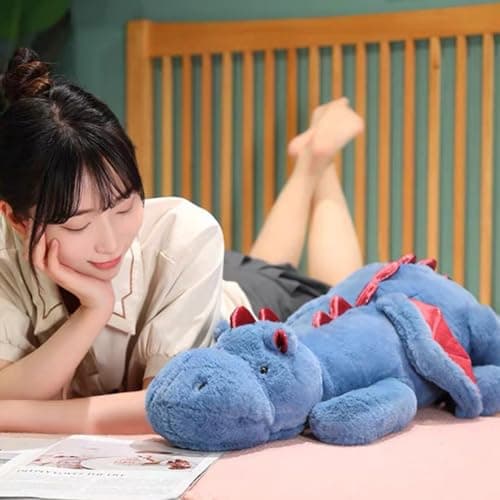 Dragon en peluche lesté pour enfants et adultes, 90,9 cm (2,3 kg), doux et robuste
